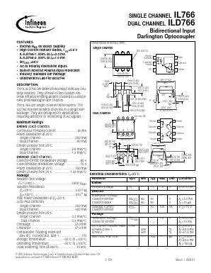 ILD766 Datasheet PDF Infineon Technologies