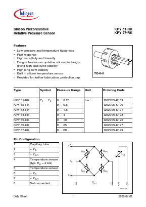 KPY51-RK Datasheet PDF Infineon Technologies