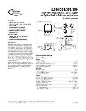 IL358 Datasheet PDF Infineon Technologies