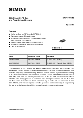 Q67006-H5113 Datasheet PDF Infineon Technologies