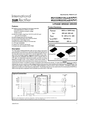 IR2235J Datasheet PDF Infineon Technologies
