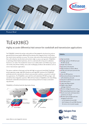 TLE4928C-E6547 Datasheet PDF Infineon Technologies