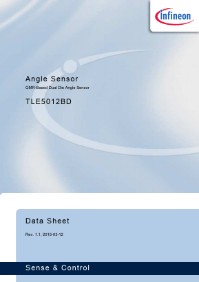 TLE5012BD Datasheet PDF Infineon Technologies