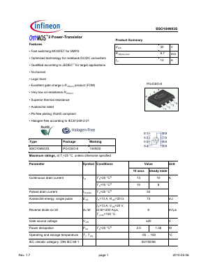 104N3S Datasheet PDF Infineon Technologies