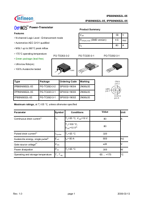 SP0002-19002 Datasheet PDF Infineon Technologies