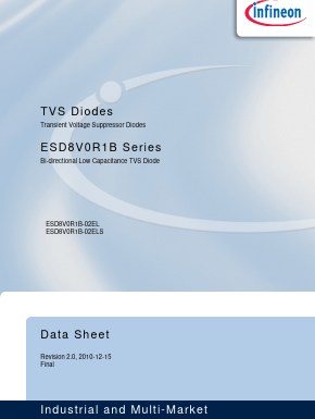 ESD8V0R1B-02ELS Datasheet PDF Infineon Technologies