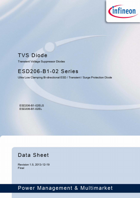 ESD206-B1-02ELS Datasheet PDF Infineon Technologies
