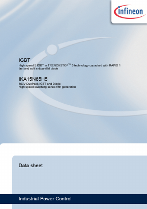 IKA15N65H5 Datasheet PDF Infineon Technologies