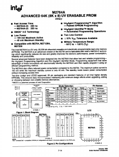 M27256A Datasheet PDF Intel
