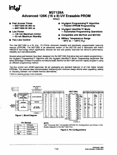 M27128A-30 Datasheet PDF Intel