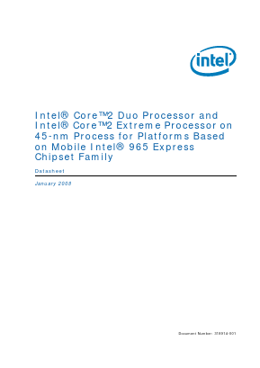 T8100 Datasheet PDF Intel