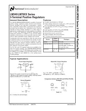 LM340AT-5.0 Datasheet PDF International Cmos Technology