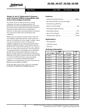 HI9P0548-5 Datasheet PDF Intersil