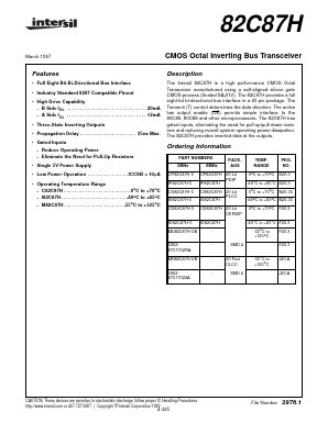 MD82C87H-5/B Datasheet PDF Intersil
