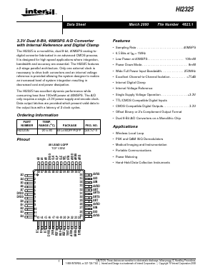 HI2325 Datasheet PDF Intersil