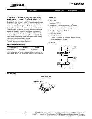 RF1K4909096 Datasheet PDF Intersil