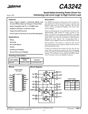 CA3242E Datasheet PDF Intersil