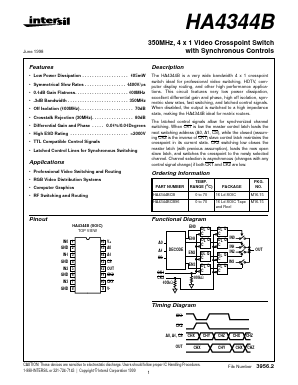 HA4344BCB96 Datasheet PDF Intersil