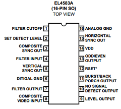 EL4583AIS-T7 Datasheet PDF Intersil