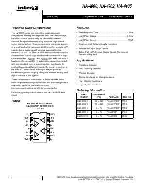 HA-490 Datasheet PDF Intersil
