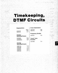 ICM7070L Datasheet PDF Intersil