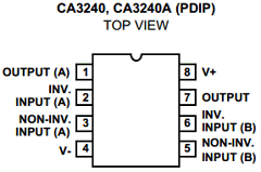 CA3240AE1 Datasheet PDF Intersil