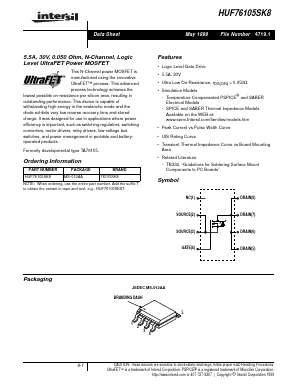 76105SK8 Datasheet PDF Intersil