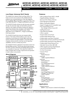 HC55130IM Datasheet PDF Intersil