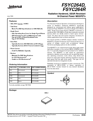 FSYC264D1 Datasheet PDF Intersil