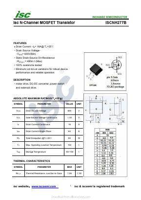 ISCNH277B Datasheet PDF Inchange Semiconductor