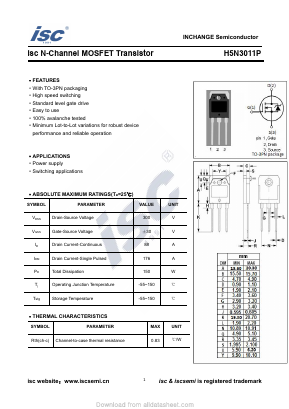 H5N3011P Datasheet PDF Inchange Semiconductor