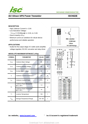 ISCN52E Datasheet PDF Inchange Semiconductor