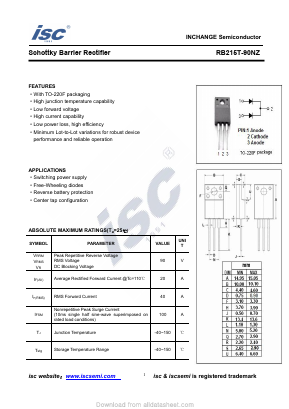 RB215T-90NZ Datasheet PDF Inchange Semiconductor