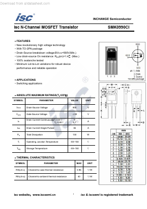 SMK0990CI Datasheet PDF Inchange Semiconductor