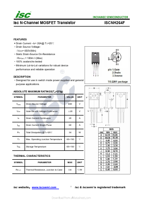 ISCNH264F Datasheet PDF Inchange Semiconductor