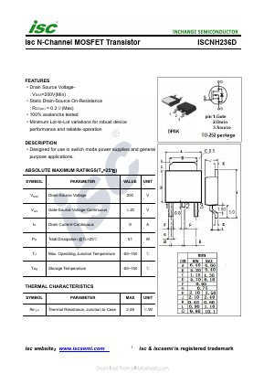 ISCNH236D Datasheet PDF Inchange Semiconductor