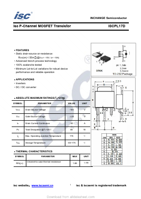 ISCPL17D Datasheet PDF Inchange Semiconductor