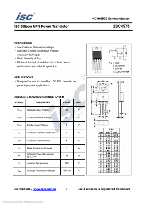 2SC4573 Datasheet PDF Inchange Semiconductor