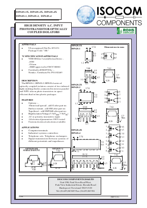 ISP620-1X Datasheet PDF Isocom 