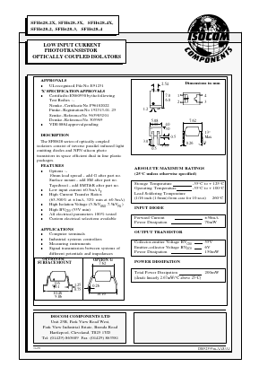SFH628-2X Datasheet PDF Isocom 