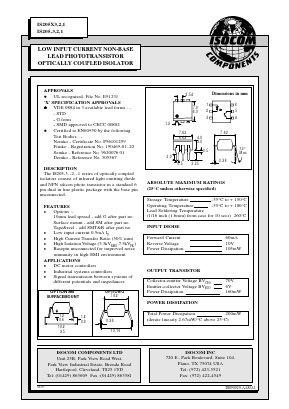 IS2050-2 Datasheet PDF Isocom 