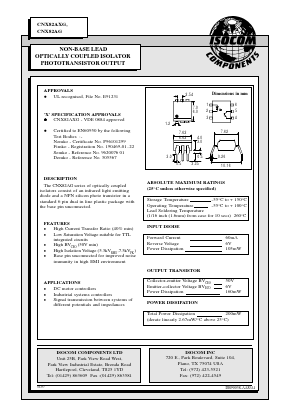 CNX82AG Datasheet PDF Isocom 