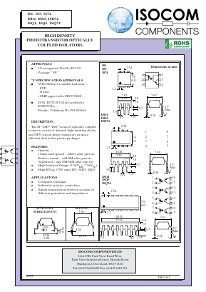 ISD1G Datasheet PDF Isocom 