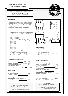IL211A Datasheet PDF Isocom 