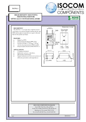 IS2701-1 Datasheet PDF Isocom 