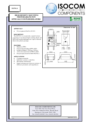 IS2702-1 Datasheet PDF Isocom 