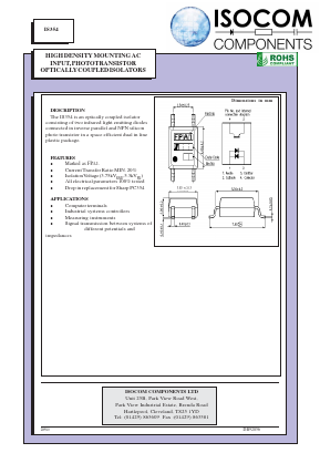 IS354 Datasheet PDF Isocom 