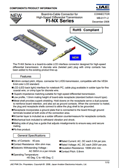 JACS-10393 Datasheet PDF Japan Aviation Electronics Industry, Ltd.