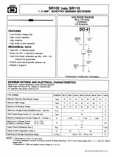 SR102 Datasheet PDF Jinan Gude Electronic Device