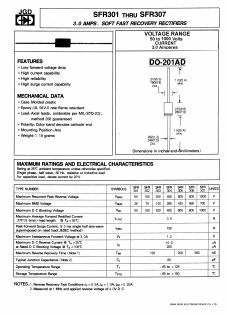 SFR305 Datasheet PDF Jinan Gude Electronic Device